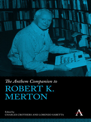 cover image of The Anthem Companion to Robert K. Merton
